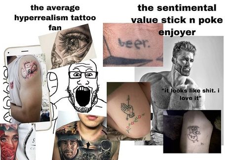 Stick N Poke, Weird Tattoos, Poke Tattoo, Stick And Poke, Red Flags, Body Modifications, Piercing Tattoo, Body Mods, Pretty Tattoos