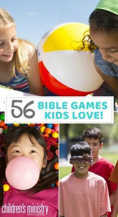 Childrens Ministry Games, Bible School Games, Kids Church Games, School Games For Kids, Sunday School Object Lessons, Sunday School Games, Church Games, Sunday School Crafts For Kids, Bible Games