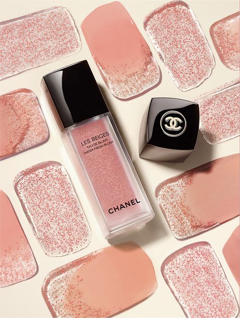 Les Beiges Chanel, Channel Makeup, Chanel Blush, Chanel Cosmetics, Chanel Les Beiges, Ethereal Makeup, Chanel Beauty, Cosmetic Design, Chanel Makeup