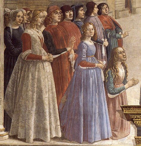 Italian Renaissance Fashion 1300-1500 – La Bella Donna 1470s Italian Fashion, Caterina Sforza, 15th Century Fashion, Moda Medieval, Istoria Artei, Wear Red, Medieval Clothing, Italian Outfits, Medieval Fashion