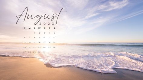 FREE AUGUST 2023 DESKTOP CALENDAR BACKGROUNDS (EASY DOWNLOAD) Background 2023, Calendar Background, Laptop Wallpaper Desktop Wallpapers, Calendar Download, Tech Background, Computer Backgrounds, Calendar Wallpaper, Desktop Calendar, Desktop Background