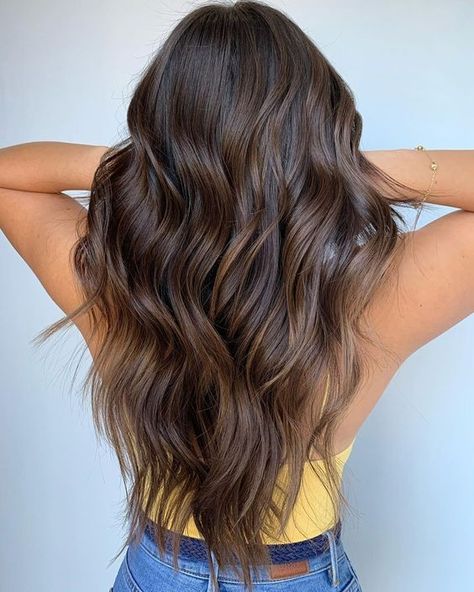 Rich Chocolate Hair Color, Going Brunette, Trendy Brown Hair, Dark Chocolate Brown Hair, Natural Brown Hair, Brunette Hairstyles, Dark Brunette Hair, Honey Brown Hair, Brown Hair Inspo