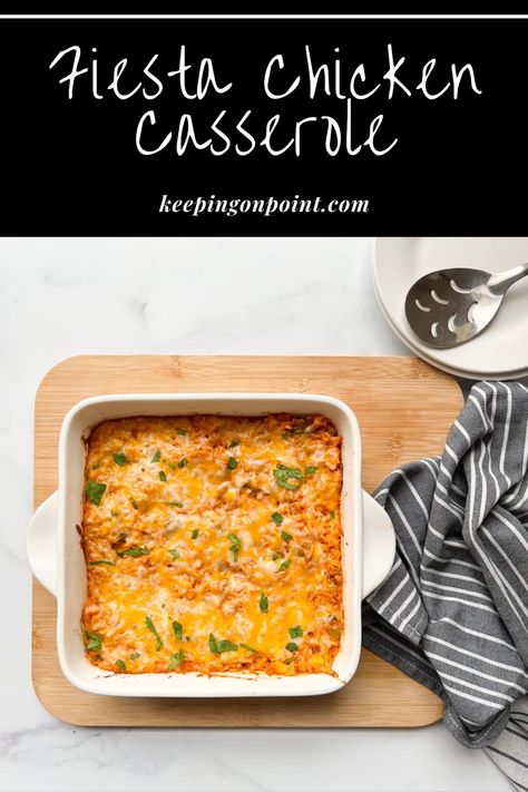 Fiesta Chicken Casserole, Ritz Chicken Casserole, Chicken Divan Casserole, Weight Watchers Food Points, Hot Spinach Dip, Keeping On Point, Fiesta Chicken, Chicken Casserole Recipe, Weight Watchers Chicken