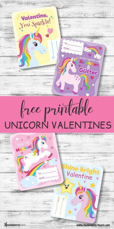 Unicorn Valentine Cards Free Printable, Unicorn Valentines Cards, Free Printable Valentines Tags, Valentines Coloring Pages, Valentines Goodies, Unicorn Valentine Cards, February Preschool, Valentines Idea, Valentine Printables