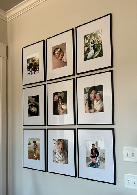 Family Photos Frame Ideas, 12x12 Picture Frame Wall, 6 Square Frame Gallery Wall, 16x20 Frame With 8x10 Mat, Small Wall Picture Ideas, 12x12 Photo Gallery Wall, 12x16 Picture On Wall, 16x16 Frame Gallery Wall, How To Fill Empty Wall Space