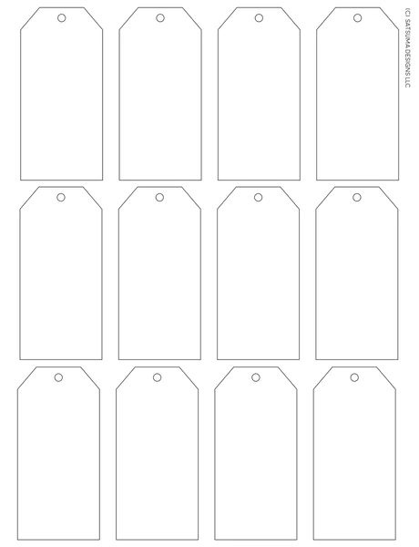 Free Printable Blank Gift Tags, Gift Tag Outline, Free Printable Tags Templates, Gift Tag Template Free Printable, Blank Gift Tag Template, Gift Tag Template Free, Birthday Gift Tags Printable, Christmas Tag Templates, Tag Template Free