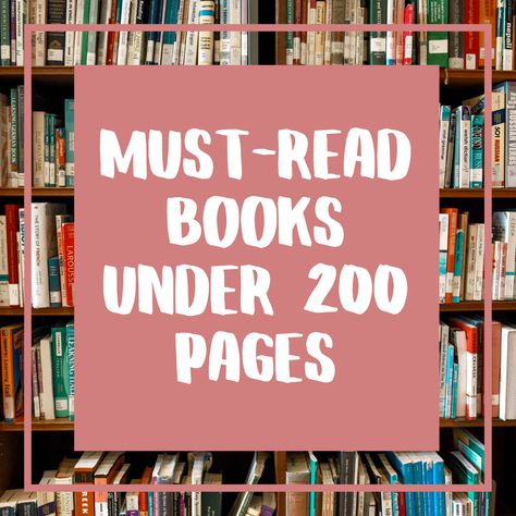 Must Read Books Under 200 Pages Books Less Than 200 Pages, Books Under 200 Pages, Ruskin Bond, Something To Read, Must Read Books, Reading Slump, List Of Books, Small Town Life, Personal Narratives