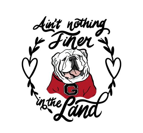 Uga Bulldog Drawing, Uga Tattoos, Uga Aesthetic, Georgia Bulldogs Svg, Uga Bulldog, Bulldog Wallpaper, Summer/fall Outfits, Uga Football, Uga Bulldogs