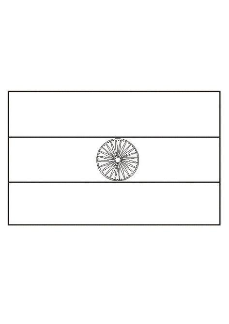 Indian Coloring Pages, Indian Flag Drawing, Flags Coloring Pages, Indian Flag Colors, Diwali Painting, Worksheet Coloring, Outline Pictures, Body Preschool, Kenya Flag