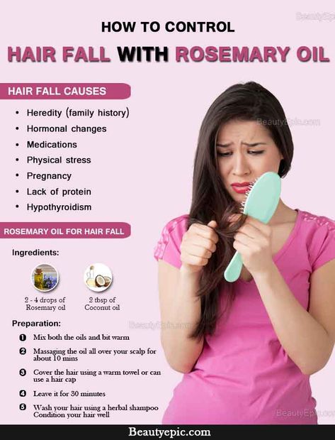 Rosemary Oil For Hair, Growth Hair, Vitamins For Hair Growth, Oil For Hair, Coconut Oil Hair, Hair Control, Rosemary Oil, Lost Hair, Hair Remedies