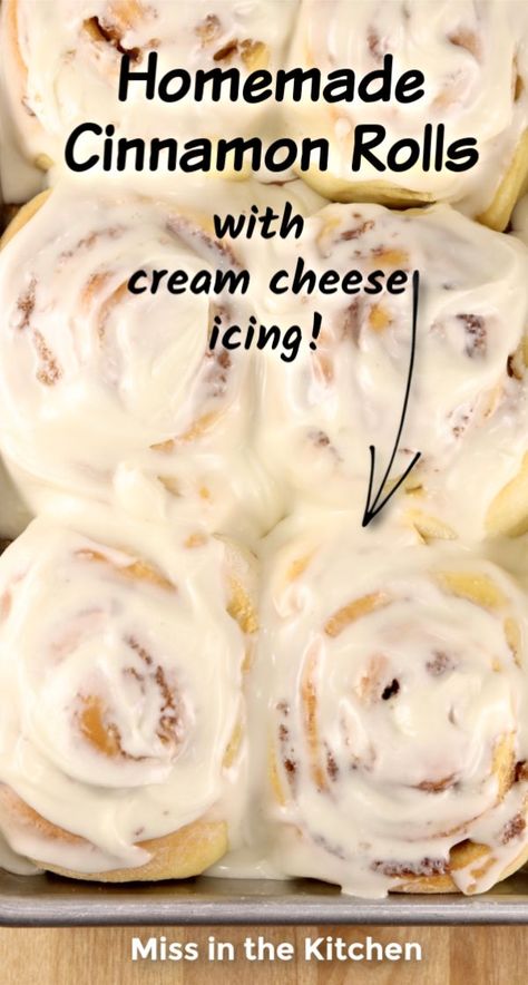 Thanksgiving Desser, Easy Cream Cheese Icing, Thanksgiving Desserts For A Crowd, Rolls Thanksgiving, Kitchenaid Stand Mixer Recipes, Decadent Breakfast, Homemade Cinnamon Rolls Easy, Stand Mixer Recipes, Cinnamon Rolls With Cream Cheese