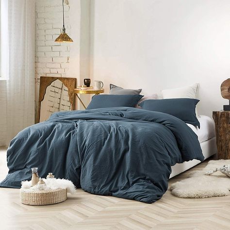 Oversized King Comforter, Navy Comforter, Blue Comforter, Twin Xl Comforter, Affordable Bedding, Duvet Bedding, King Comforter, Modern Bed, King Duvet Cover