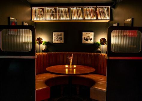 Vinyl Room, Jazz Bar, Bar Interior, Restaurant Interior Design, Bar Lounge, Restaurant Interior, Cafe Design, Cafe Restaurant, Bar Design