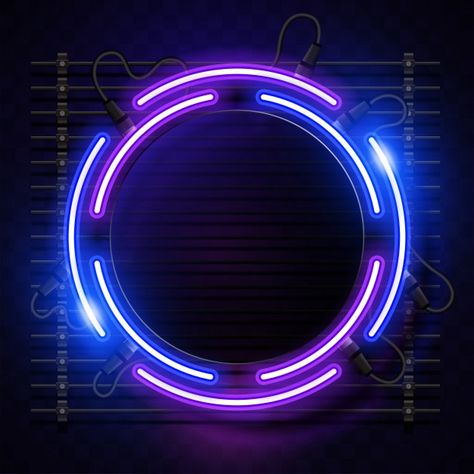 Banner de neón redondeado. | Premium Vector #Freepik #vector #banner #marco #luz #azul Neon Banner, Instagram Logo Transparent, Neon Light Wallpaper, Sejarah Kuno, Logo Neon, Youtube Banner Design, फोटोग्राफी 101, Neon Backgrounds, Fire Image