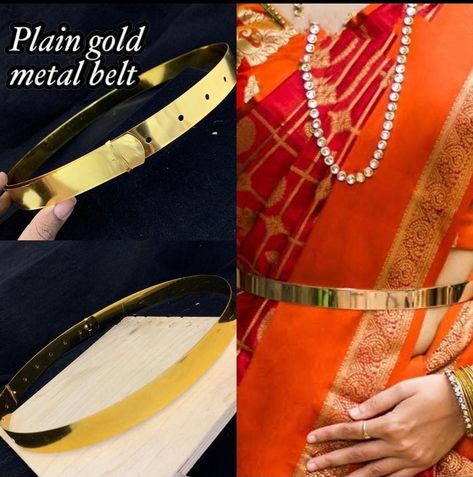 Description Ethnic Fine Quality Designer Wasit Belly Chain or Hip belt. It's suitable for traditional Indian dresses. The Wasit belt comes with an adjustable chain of considerable length. It is a Free Size and anyone can wear. The item will come with the clear plastic box or plastic bag and packaging Adjustable till size 42 inches Traditional Indian Dresses, Belt Saree, Chain Waist Belt, Gold Metal Belt, Vaddanam Designs, Saree With Belt, Lock Jewelry, Traditional Indian Dress, Jewelry Set Design