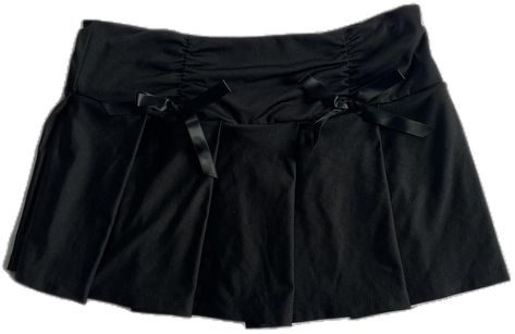 Emo Skirt, Skirt With Bow, Skater Punk, Micro Skirt, Streetwear Skater, Skirt Y2k, Emo Grunge, Micro Mini Skirt, Grunge Y2k