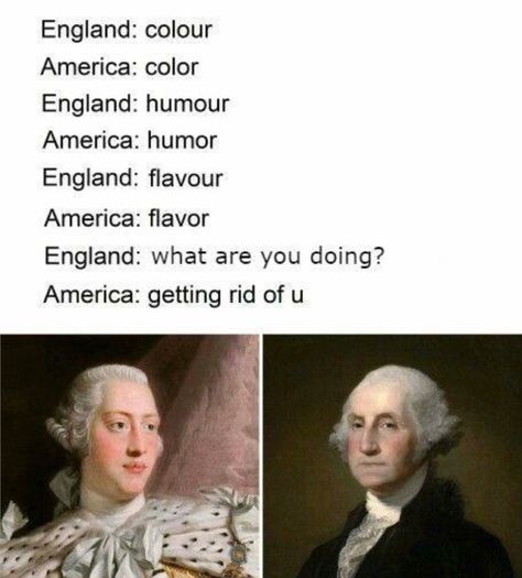 "Getting rid of U!" 💙😂❤️ Historical Humor, Classical Art Memes, History Jokes, Hamilton Funny, Hamilton Memes, History Humor, Spongebob Memes, Memes Humor, Funniest Memes