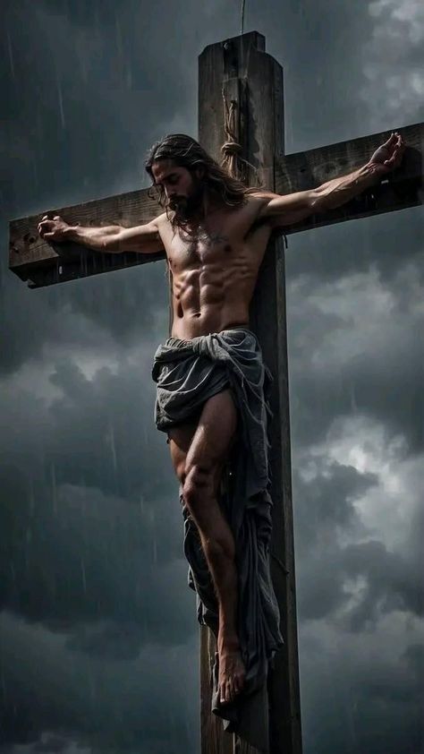 John Name Wallpaper, God Did, Passion Of Christ Images, Cross Artwork, Jesus Cross Wallpaper, Jesus Crucified, Only Jesus, Superman Artwork, Jesus Christ Painting