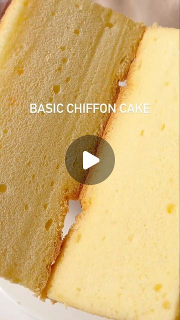 U-Taste Kitchen on Instagram: "Basic chiffon cake. Recipe linked in my bio. #chiffon #chiffoncake #softcake #fluffycake #recipe #baking #cooking #recipe #foodie #viralvideos #viralreels #viralpost" Almond Chiffon Cake, Chiffon Cake Recipes, Mini Chiffon Cake Recipe, Mocha Chiffon Cake Recipe, Vanilla Chiffon Cake Recipe, Chiffon Recipe, Chiffon Cake Recipe, Bolo Chiffon, Chocolate Chiffon Cake