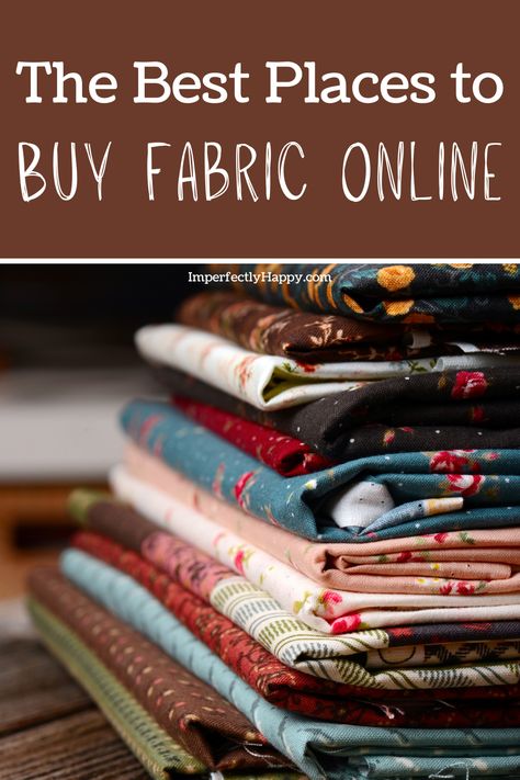 The best places to buy fabric online. Want to buy fabric online instead of visiting a store? You are in luck, because there are quite a few great online stores that sell all kinds of fabric. Cheap Fabric Online, Fabric Websites, Quilting Fabric Online, Fabric Shops Online, Cute Sewing Projects, Buy Fabric Online, Beginner Sewing Projects Easy, Cheap Fabric, Kinds Of Fabric