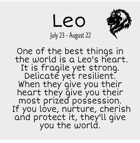 If they give it to you and you don't love, nurture, cherish, and protect it they will be very very very unhappy. How To Be Attractive, Zodiak Leo, Leo Personality, Leo Zodiac Quotes, Leo Star Sign, Leo Quotes, Leo Zodiac Facts, Leo Star, Leo Traits