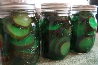 These pickles take a few days to make but they are yummy!  I started mine at 5 pm on a Wednesday and processed them on Friday morning. They... Preserving Pickles, Sweet Pickles Recipe, Canning Jams, Canning Salt, Mixed Pickle, Preserving Recipes, Pickle Recipes, Lime Pickles, Sweet Lime