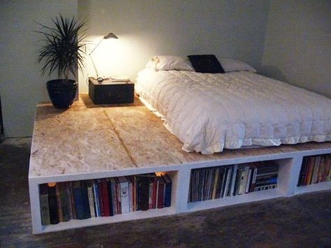 21 Useful DIY Creative Design Ideas For Bedrooms Platform Bed Diy, Casita Ideas, Små Rum Lidt Plads, Bedroom Board, Design Ložnic, Diy Platform Bed, Bed Platform, Loft Ideas, Girls Rooms