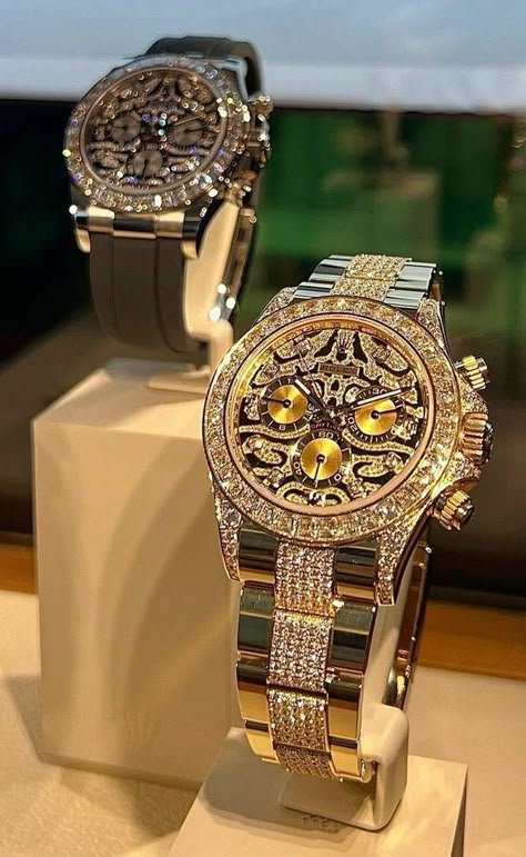 Fancy Watches, Expensive Jewelry Luxury, Expensive Watches, Jewelry Luxury, Expensive Jewelry, Luxury Watches For Men, Watch Collection, Rolex Watches, Luxury Watches