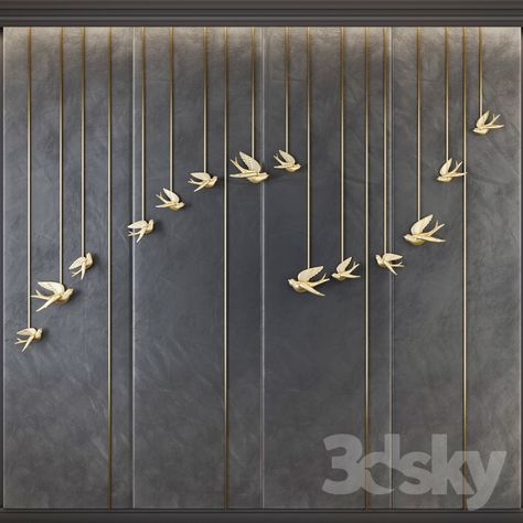 3d models: Other decorative objects - Decorative panel 4 Bedroom Passage Wall Design, Passage Wall Design, Staircase Wall Decor, Wall Partition, Sustainable Interior Design, Stone Wall Art, Wall Texture Design, Staircase Wall, Diy Abstract Canvas Art