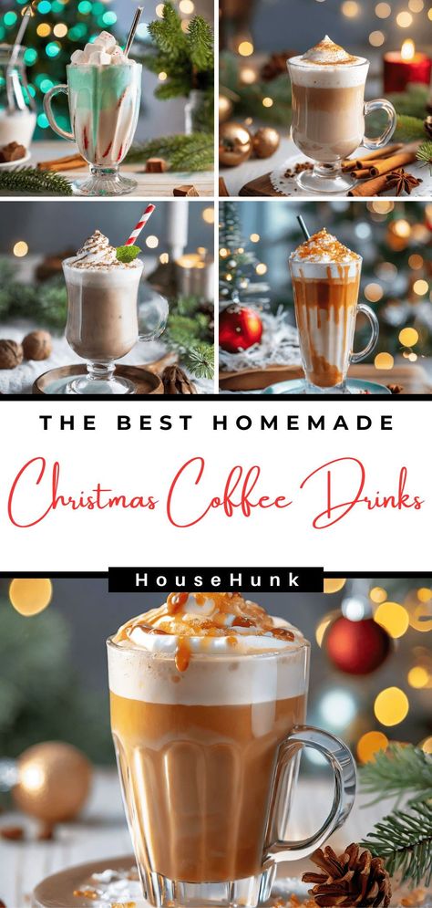 Peppermint Mocha Latte Recipe, Christmas Iced Coffee Recipes, Peppermint Latte Recipe, Christmas Drinks Coffee, Christmas Latte Ideas, Christmas Coffee Syrup, Christmas Coffee Flavors, Christmas Coffee Punch, Christmas Coffee Recipes At Home