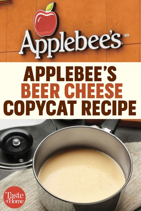 Applebee's Beer Cheese Copycat Recipe Applebees Beer Cheese Dip, Beer Cheese Recipe, Beer Cheese Sauce, Beer Cheese Dip, Copykat Recipes, Copycat Restaurant Recipes, Beer Cheese, Cat Recipes, Cheese Dip