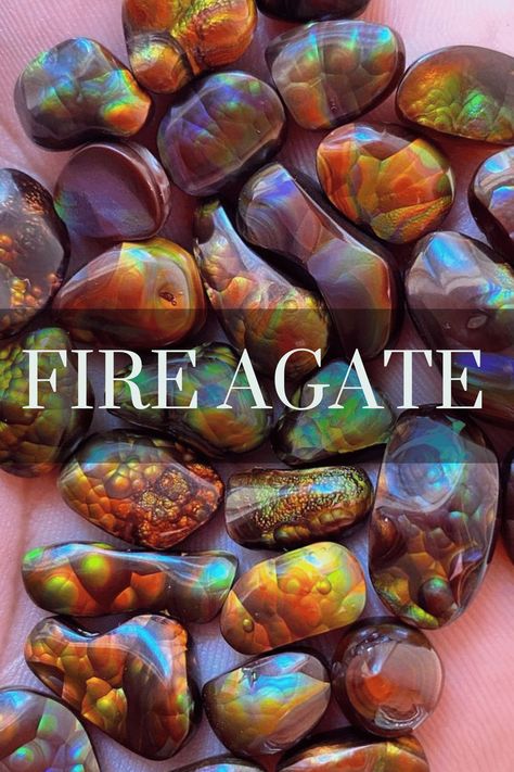 Dive into the world of Fire Agate, a gemstone known for its mesmerizing iridescence and detailed botryoidal inclusions. Learn about its properties, how to identify it, and where to find it. A must-read for collectors and enthusiasts keen on understanding and appreciating this unique crystal. photo: western_opals Agate Properties, Fire Agate, Find It, Gemstone Jewelry, The Beauty, Agate