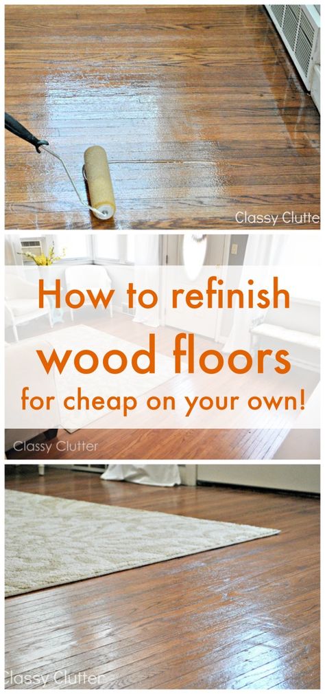 How to refinish wood floors Refinish Wood Floors, Refinishing Hardwood Floors, Refinishing Floors, Diy Home Repair, Home Repairs, Diy Home Improvement, Home Maintenance, Tips Tricks, Home Repair