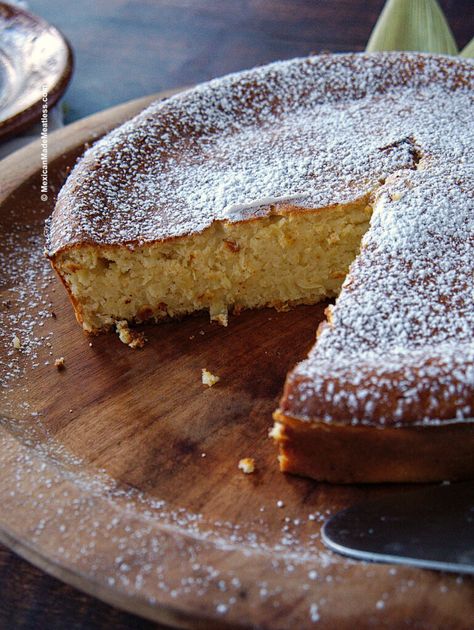 Mexican Sweet Corn Cake Milk Street, Mexican Corn Cakes, Sweet Corn Cakes, Olive Oil Cake Recipe, Cornbread Cake, Mexikansk Mat, Corn Cake, Lime Cake, Corn Cakes