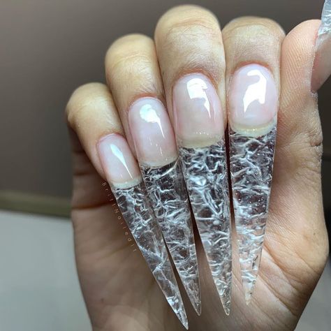 Brittnay Morris on Instagram: “❄️ Ice Queen ❄️ It’s pretty hot today so I thought I’d throw it back to these clear ice nails I did back in December ❄️ - - Sculpted long…” Ice Nails, Las Vegas Nails, Long Stiletto Nails, Throw It Back, Long Stiletto, Diva Nails, Clear Ice, Come See Me, Swarovski Nails