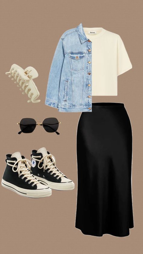 Modiste Outfits, Outfit Ideas With Skirts Summer, Spring Skirt Outfits Modest, 25 Yo Outfits, Cute Everyday Outfits Modest, Trendy Style Outfits 2024, Casual Work Outfits Skirt, Modest Pants Outfits Jeans, Everyday Outfits Modest