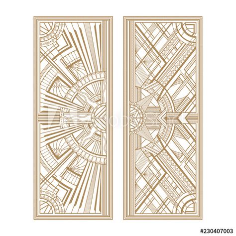 Art Deco Line Art, Art Deco Pattern Geometric, Gatsby Design, 1930 Style, Art Deco Vector, Gold Art Deco Pattern, Art Deco Panel, Bed Panel, Art Deco Background