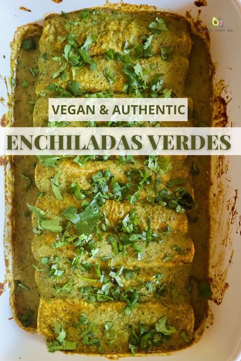 The Best Vegan Enchiladas, Vegan Green Chicken Enchiladas, High Protein Vegan Enchiladas, Vegan Green Chili Enchiladas, Vegan Chili Verde, Jackfruit Enchiladas Vegan, Jackfruit Enchiladas Verde, Vegan Restaurant Recipes, Vegan Enchiladas Recipe