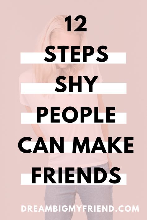 Want to know how to be less shy? Great! Here are the best and easiest 12 strategies that shy people can use to make more friends in their life. | How to be less shy | How to become less shy | Introvert vs extrovert | Introverts extroverted | Introvert unite | Side hustles for introverts | Introvert boss | Introvert vs extrovert personality types | How to make new friends | Making new friends quotes | Making new friends but keep the old | Ways to make new friends | Where to make new friends tips How To Become More Extroverted, Making New Friends Quotes, How To Make Friends, New Friends Quotes, Extrovert Personality, New Friend Quotes, Make More Friends, Introverted Boss, Introvert Vs Extrovert