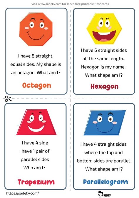 Shape Riddles For Kids Riddles For Preschoolers, Storytime Songs, Riddle Questions, Riddles For Kids, 2d And 3d Shapes, Math Riddles, Slice Of Pizza, Easy Animals, Learning Shapes