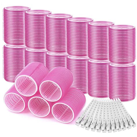 Bangs Volume, Large Hair Rollers, Velcro Hair Rollers, Roller Set Hairstyles, Big Hair Rollers, Thick Natural Hair, Velcro Rollers, Hair Curlers Rollers, Curling Tools