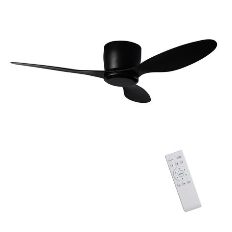 PRICES MAY VARY. [Ceiling Fan Without Light]This Modern ceiling fan metal motor housing with three ABS plastic fan blades makes low profile ceiling fan modern. Acrylic cover plus Flush Mount can make the room space saving. The simple and design style and black color makes your room more stylish and upscale. [Super Quiet Reversible DC Motor]This Black lightless Low Profile Ceiling Fan motor provides superb airflow to move air downward cooling in the summer, while it can run in reverse in winter t Ceiling Fan No Light, Ceiling Fan Without Light, Ceiling Fan Motor, Low Profile Ceiling Fan, Ceiling Fans Without Lights, Black Ceiling Fan, Flush Mount Ceiling Fan, No Light, Fan Picture