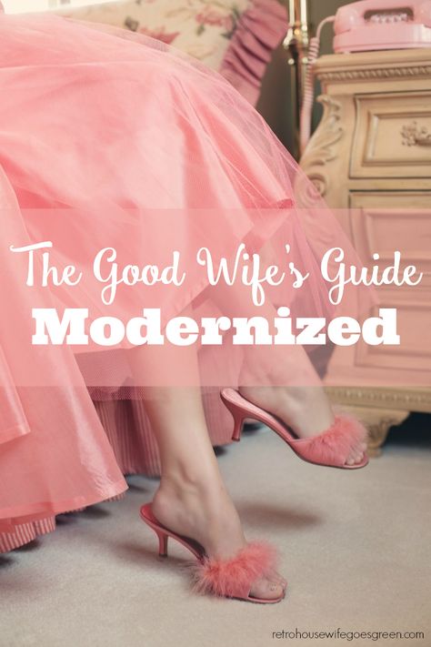 The Good Wife's Guide, The Stepford Wives, 50s Housewife, 1950s Housewife, Happy Homemaking, Blithe Spirit, Christian Homemaking, Stepford Wife, Vintage Housewife