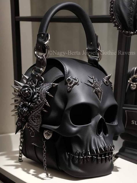 Hand Purse For Women, Skull Handbags, Gothic Bag, Skull Bags, Hand Purse, Hand Bags For Women, Wool Felting, Unique Handbags, Gothic Accessories