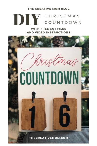 Diy Christmas Countdown, Christmas Countdown Sign, Kids Go To School, Fundraising Crafts, Christmas Countdown Diy, Christmas Signs Diy, Countdown Sign, I Love Christmas, Holiday Countdown