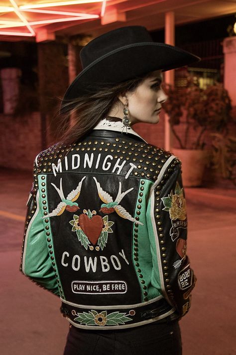 Cowgirl Couture, Midnight Cowboy, Cowboy Jacket, Double D Ranch, Looks Country, Rodeo Outfits, The Midnight, Fit Ideas, Cowboy Hat