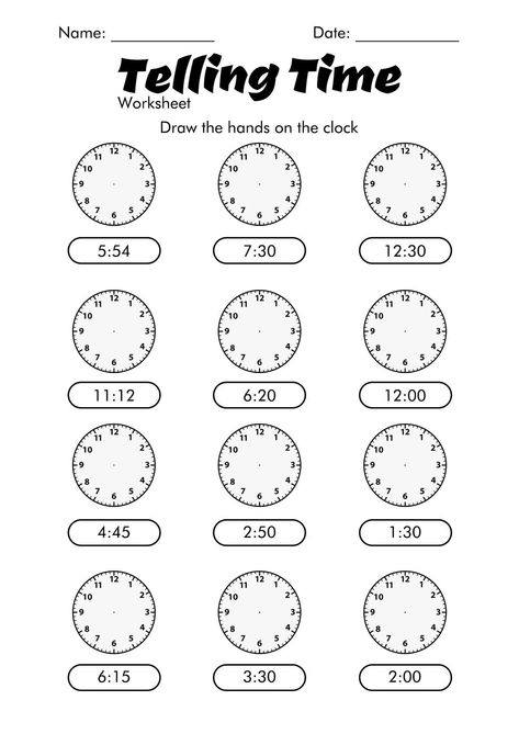 Homeschool Math Worksheets, Time Work Sheet For Grade 3, 3rd Grade Time Worksheets, Timed Math Drills Free Printable, 2nd Grade Clock Worksheets Free, Tell The Time Worksheets Free Printable, Telling Time Worksheets Grade 3, Clock Worksheet 3rd Grade, Time Telling Worksheets Free