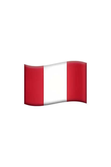 The emoji 🇵🇪 depicts the flag of Peru, which consists of three vertical stripes - red, white, and red. The red stripes are located on the left and right sides of the flag, while the white stripe is in the center. In the middle of the white stripe, there is a coat of arms featuring a vicuña, a cinchona tree, and a cornucopia overflowing with gold coins. The flag has a rectangular shape and is oriented horizontally. Flag Of Paraguay, Antigua Flag, Flag Of Bolivia, Flag Emoji, Bolivia Flag, Peru Flag, Apple Emojis, The White Stripes, Gold Coins