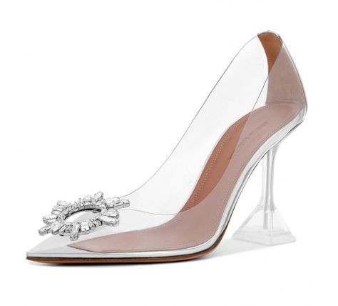 Muaddi Shoes, Amina Muaddi Heels, Amina Muaddi Shoes, Glass Heels, Rare Shoes, Tan Pumps, White Sandals Heels, Crystal Sandals, Pumps Heels Stilettos