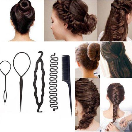 Fishtail Hair, Hair Needle, Hairstyling Tools, Diy Ponytail, Hair Braiding Tool, Braid Tool, Hair Coils, Spiral Curls, Braided Ponytail Hairstyles